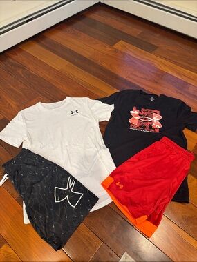 Under Armour youth short sets